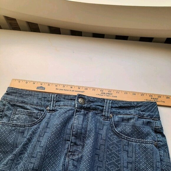 Seven7 Melissa McCarthy Jeans Womens 14W Pencil Skinny‎ Aztec Southwest Boho - Picture 11 of 14